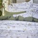 Jardin des sens, Linge de lit haut de gamme en satin de coton Bio 120 fils/cm², Alexandre Turpault