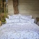 Jardin des sens, Linge de lit haut de gamme en satin de coton Bio 120 fils/cm², Alexandre Turpault