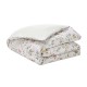 Housse de couette en satin de coton bio 120 fils/cm² Jardin des sens, Alexandre Turpault