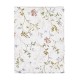 Drap plat en satin de coton bio 120 fils/cm² Jardin des sens, Alexandre Turpault