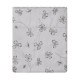 Drap de lit en satin de coton bio 120 fils/cm² Quatre-feuilles, Alexandre Turpault