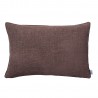 Housse de coussin Voltaire Bruyère en lin et chenille velours tissé teint 40x60cm, Alexandre Turpault