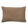 Housses de coussin Voltaire Chanterelle en lin et chenille velours tissé teint 40x60cm, Alexandre Turpault
