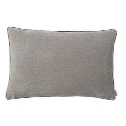 Housse de coussin Voltaire Nuage en lin et chenille velours tissé teint 40x60cm, Alexandre Turpault