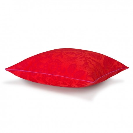 Housse de coussin Voyage Iconique Coquelicot 40 x 40 cm