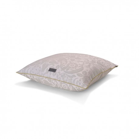 Housse de coussin Voyage Iconique Zinc 60 x 60 cm, Le Jacquard Français