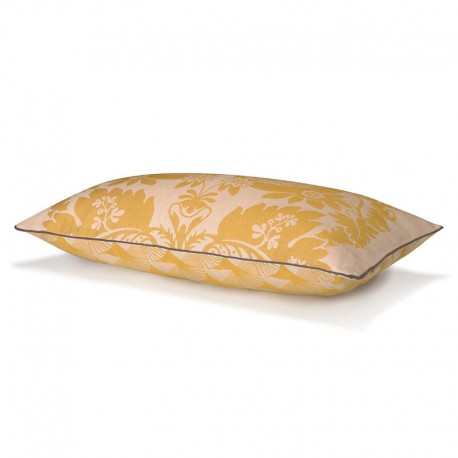 Housse de coussin extérieur Soleil Jaune 30x50cm, Le Jacquard Français