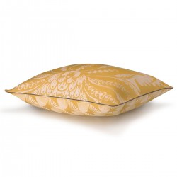 Housse de coussin outdoor Soleil Jaune 40x40cm, Le Jacquard Français