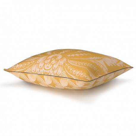 Housse de coussin extérieur Soleil Jaune 40 x 40cm, Le Jacquard Français