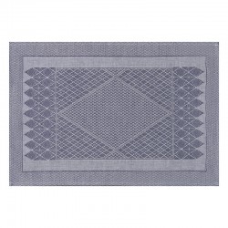 Sets de table antitache coton et lin Club Satin Denim, Le Jacquard Français (par 4)