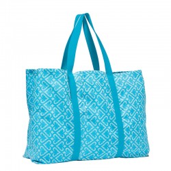 sac de plage cabas original toile coton haut de gamme bleu
