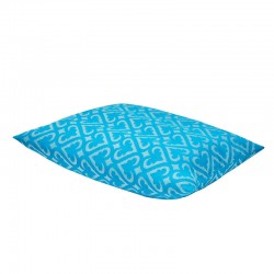 Coussin de plage Monoï Lagon 32x25cm, Le Jacquard Français