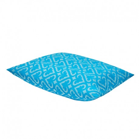 Coussin de plage Monoï Lagon 32x25cm, Le Jacquard Français