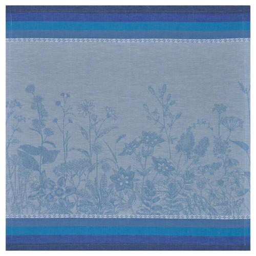 Serviettes de table pur lin Instant Bucolique Bleuet, Le Jacquard Français 