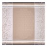 Petit Carré déco pur lin Instant Bucolique Chaton, Le Jacquard Français