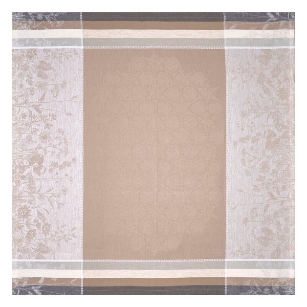 Nappe pur lin Instant Bucolique Chaton, Le Jacquard Français