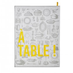 Torchons de cuisine A Table Argenterie, Le Jacquard Français (par 4)