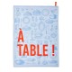 Torchons de cuisine pur coton A Table, Le Jacquard Français