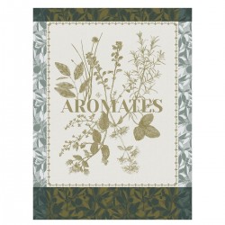 Torchon de cuisine Epices et Aromates Thym, Le Jacquard Français