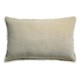 Coussin uni velours de coton/coton Fara Lin 40x65, Vivaraise