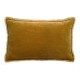 Coussin uni velours de coton/coton Fara Bronze 40x65, Vivaraise