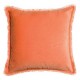 Coussin uni velours de coton/coton FaraGoyave 45x45, Vivaraise