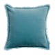 Coussin uni velours de coton/coton Fara Quartz 45x45, Vivaraise