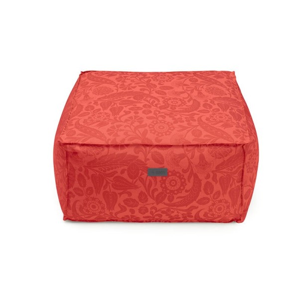 Pouf jardin Voyage Iconique Coquelicot
