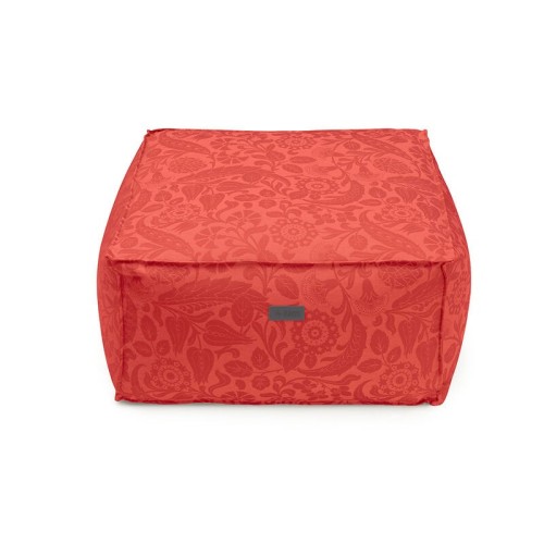 Pouf jardin Voyage Iconique Coquelicot