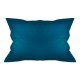 Taie rectangle unie en percale de coton 90 fils/cm² Olana Océan
