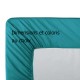 Garnier-Thiébaut - Drap housse uni pour lit articulé en percale de coton 90 fils/cm² Olana
