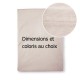 Garnier-Thiébaut - Drap plat uni en percale de coton 90 fils/cm² Olana