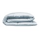  Housse de couette unie en satin de coton 120 fils/cm² Ava Glacier