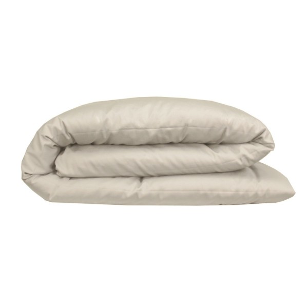  Housse de couette unie en satin de coton 120 fils/cm² Ava Lin