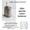 Wine Cooler Surface, refroidisseur à vin en aluminium, par Sergio Herman - Serax