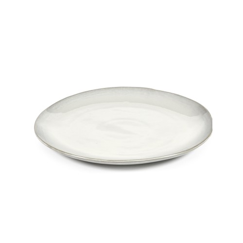 Assiette plate céramique 27cm La Mère Blanc cassé - Marie Michielssen