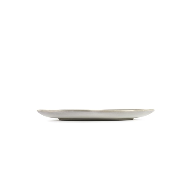 Assiette plate céramique 27cm La Mère Blanc cassé - Marie Michielssen