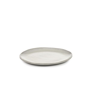 Assiette plate céramique 25cm La Mère Blanc cassé - Marie Michielssen 2