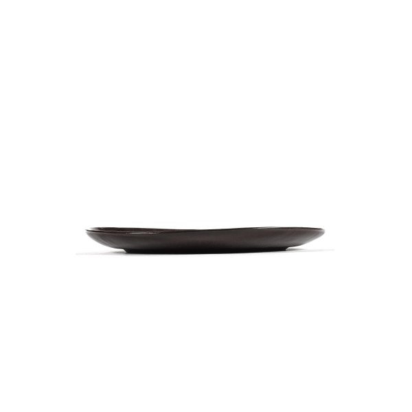 Assiette plate céramique 25cm La Mère Brun foncé - Marie Michielssen