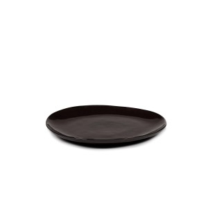 Assiette plate céramique 25cm La Mère Brun foncé - Marie Michielssen 2