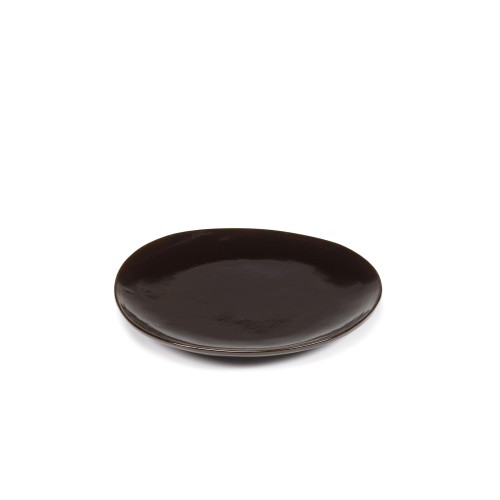 Assiette dessert 20cm Brun foncé,  La Mère Serax Marie Michielssen