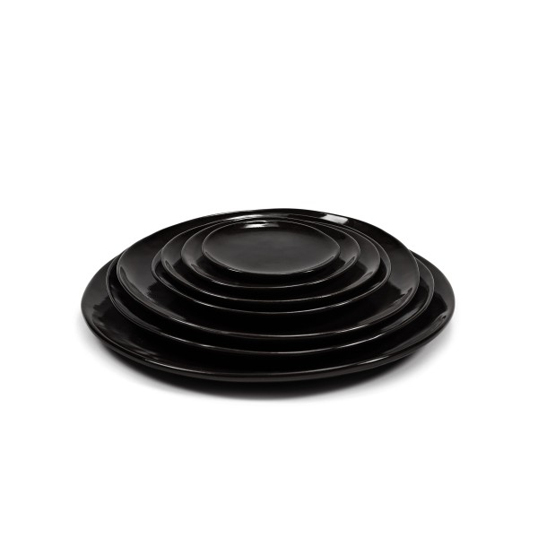 Assiette dessert 20cm Brun foncé,  La Mère Serax Marie Michielssen