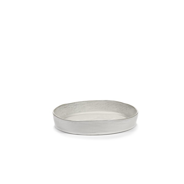 Assiette creuse céramique 20cm La Mère Blanc cassé - Marie Michielssen