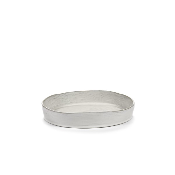 Assiette pasta céramique 23cm La Mère Blanc cassé - Marie Michielssen