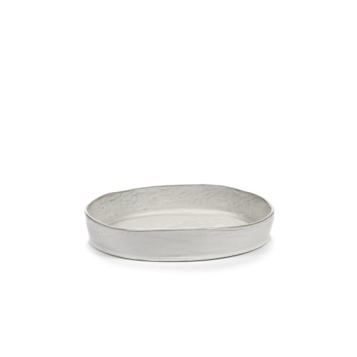 Assiette pasta céramique 23cm La Mère Blanc cassé - Marie Michielssen