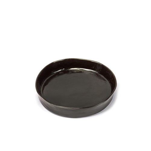 Assiette pasta céramique 23cm La Mère Brun foncé - Marie Michielssen