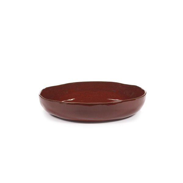 Plat rond M céramique D31.5cm La Mère Rouge vénitien - Marie Michielssen, Serax