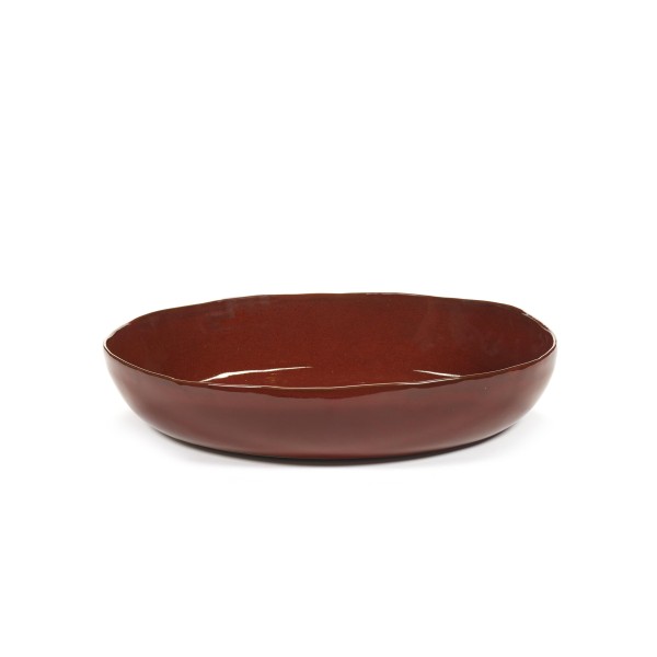 Plat rond L céramique D37cm La Mère Rouge vénitien - Marie Michielssen, Serax