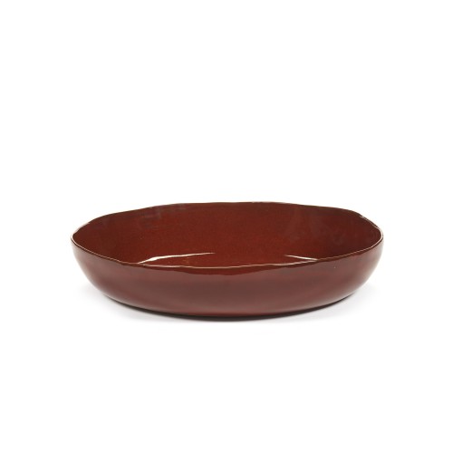 Plat rond L céramique D37cm La Mère Rouge vénitien - Marie Michielssen, Serax