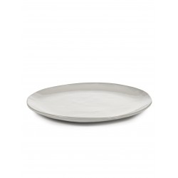 Assiette de présentation céramique 30.5cm Blanc cassé La Mère - Marie Michielssen Serax